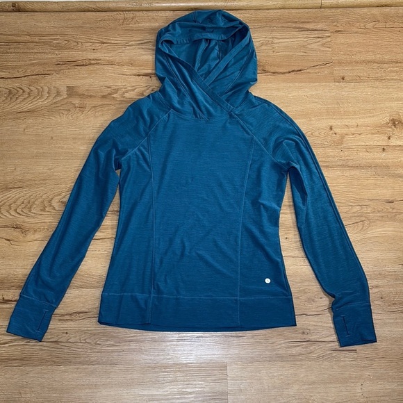 Layer 8 Deep Teal Women's Hoodie - Picture 1 of 6